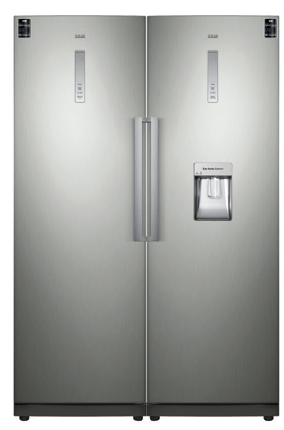 یخچال و فریزر دوقلو سامسونگ سیلور مدل RR39M73107F/SG